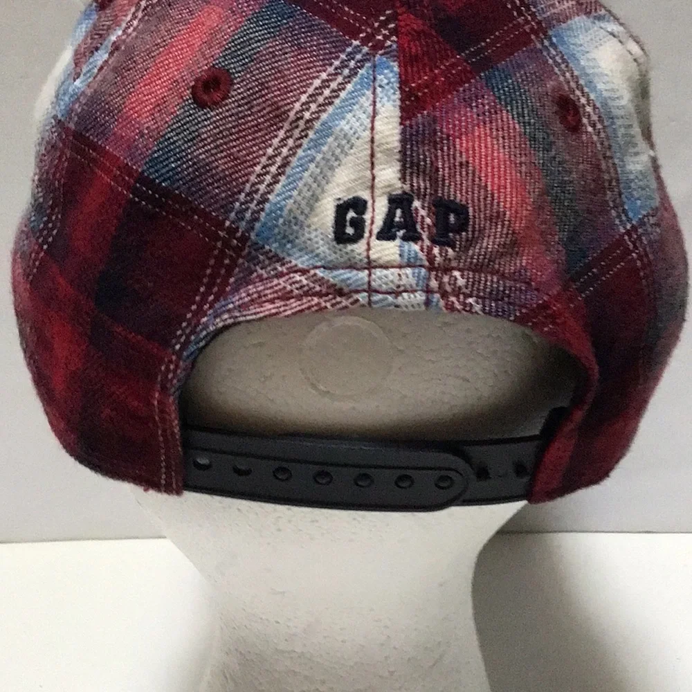 Gap Kids Pendleton Red White Blue Unisex Snap Back Baseball Ball Cap‎ Hat